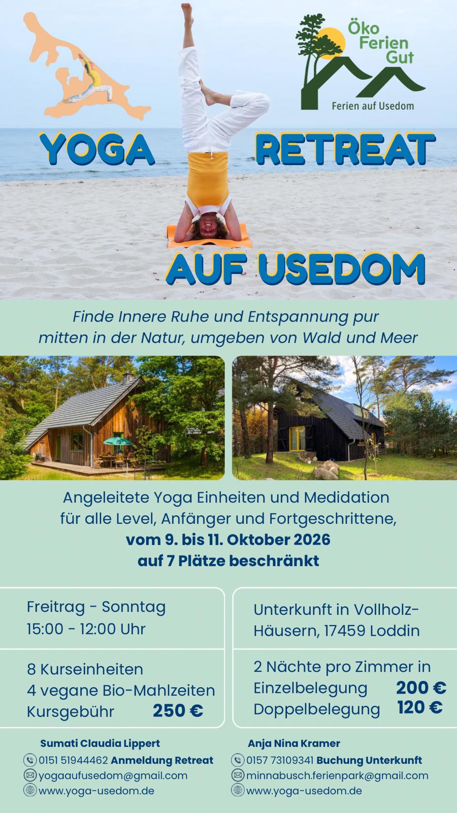 Yoga Retreat Flyer Seite 1